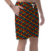 Zig Zag Colorful Pattern Print Men's Shorts-grizzshop