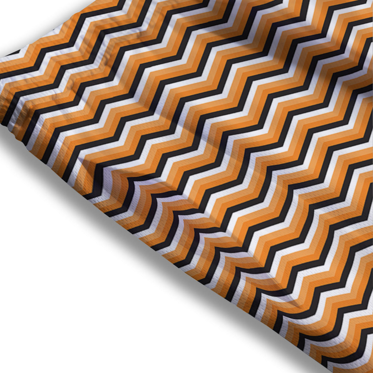 Zig Zag Halloween Print Pattern Mesh Shorts
