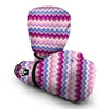 Zig Zag Pattern Print Boxing Gloves-grizzshop