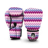 Zig Zag Pattern Print Boxing Gloves-grizzshop