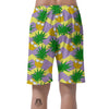 Zig Zag Pineapple Print Men's Shorts-grizzshop