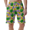 Zig Zag Pineapple Print Men's Shorts-grizzshop