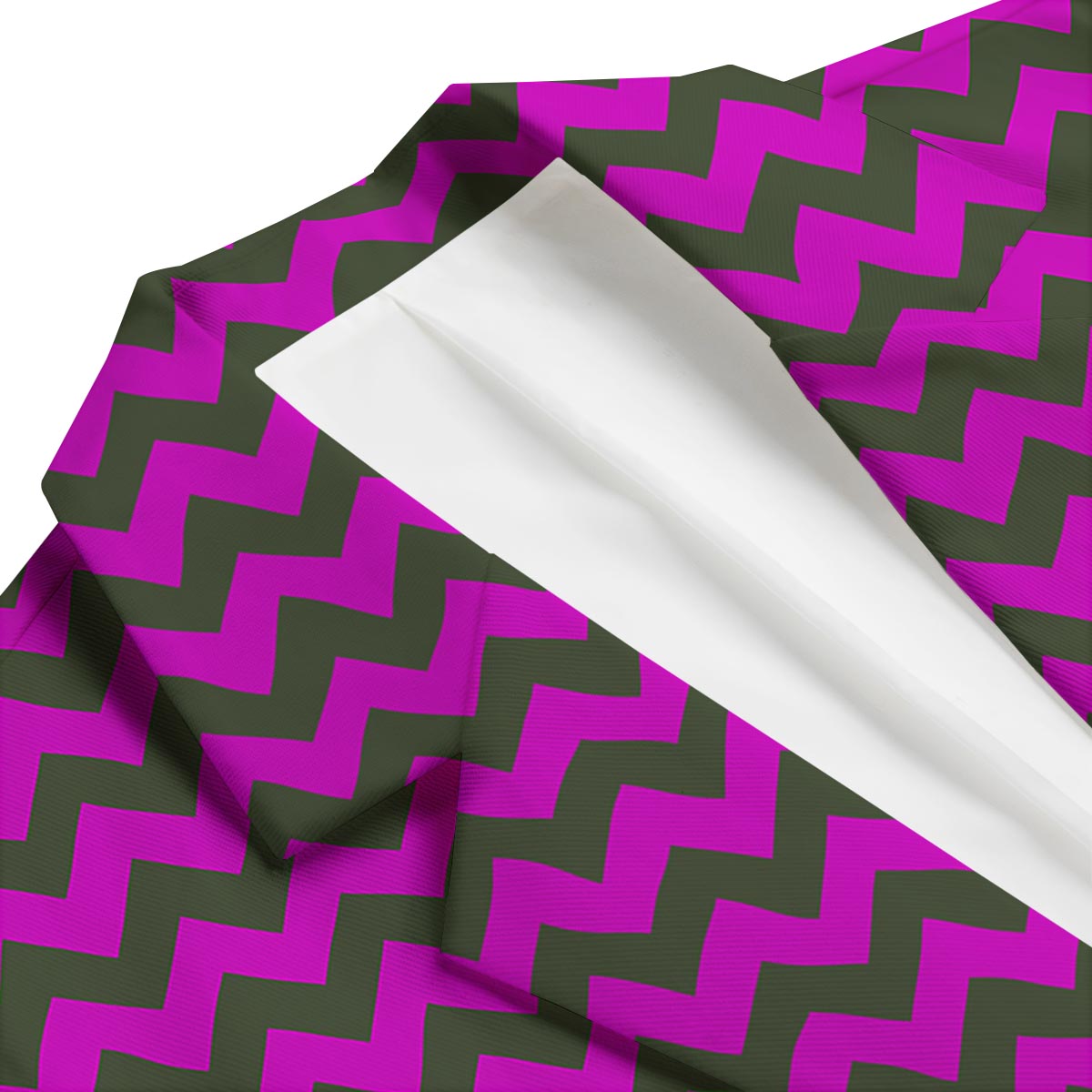 Zig Zag Purple Pattern Print Men's Blazer-grizzshop