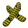 Zig Zag Yellow Pattern Print Muay Thai Shin Guards-grizzshop