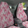 Zigzag Abstract Stripes Pink Print Pattern Car Seat Covers-grizzshop