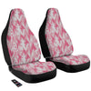 Zigzag Abstract Stripes Pink Print Pattern Car Seat Covers-grizzshop