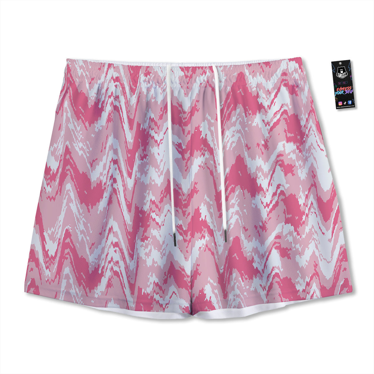 Zodiac Sign Dark Scorpio Print Mesh Shorts