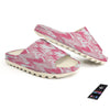 Zigzag Abstract Stripes Pink Print Pattern Sandals-grizzshop