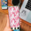 Zigzag Abstract Stripes Pink Print Pattern Tumbler-grizzshop