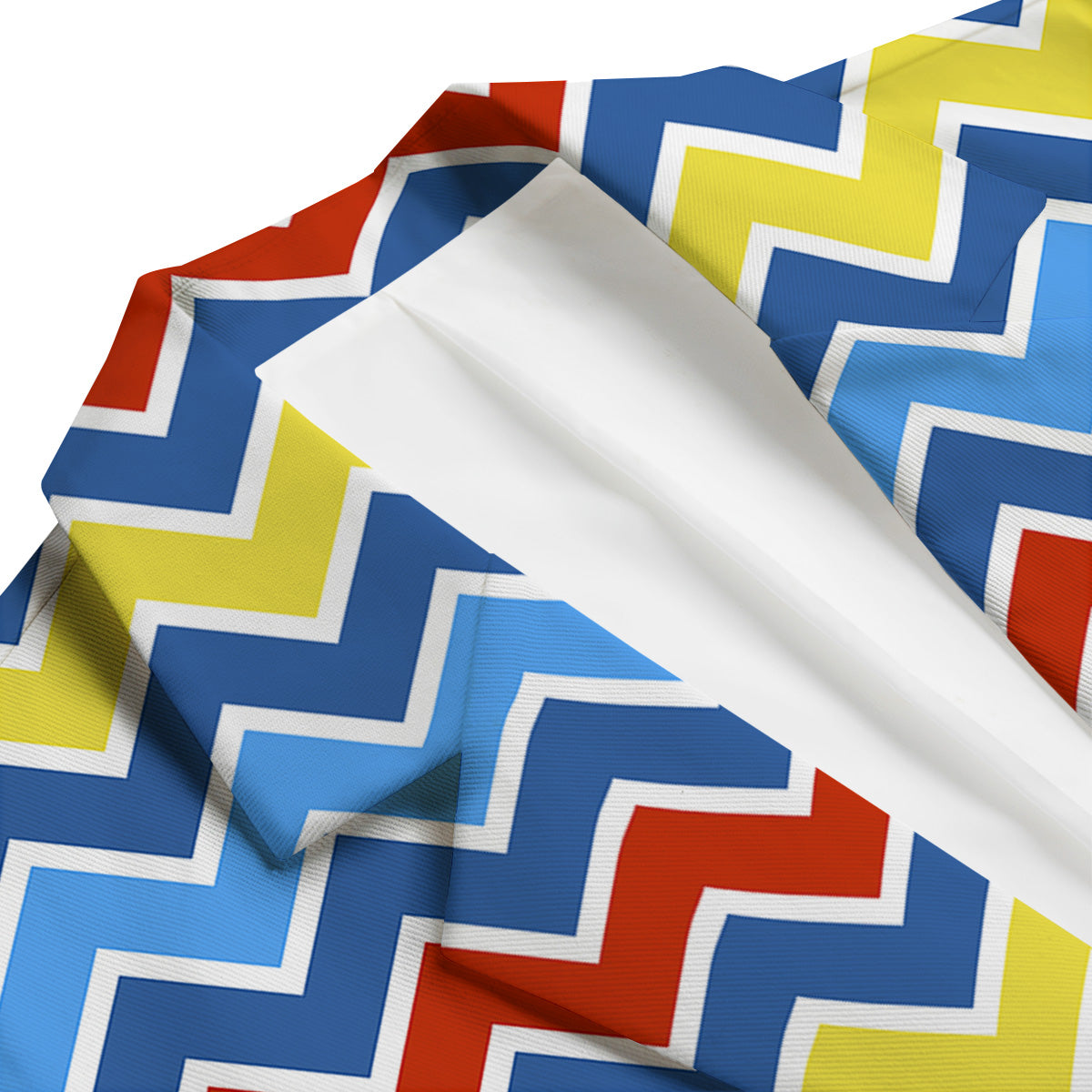 Zigzag Autism Awareness Color Print Pattern Men's Blazer-grizzshop