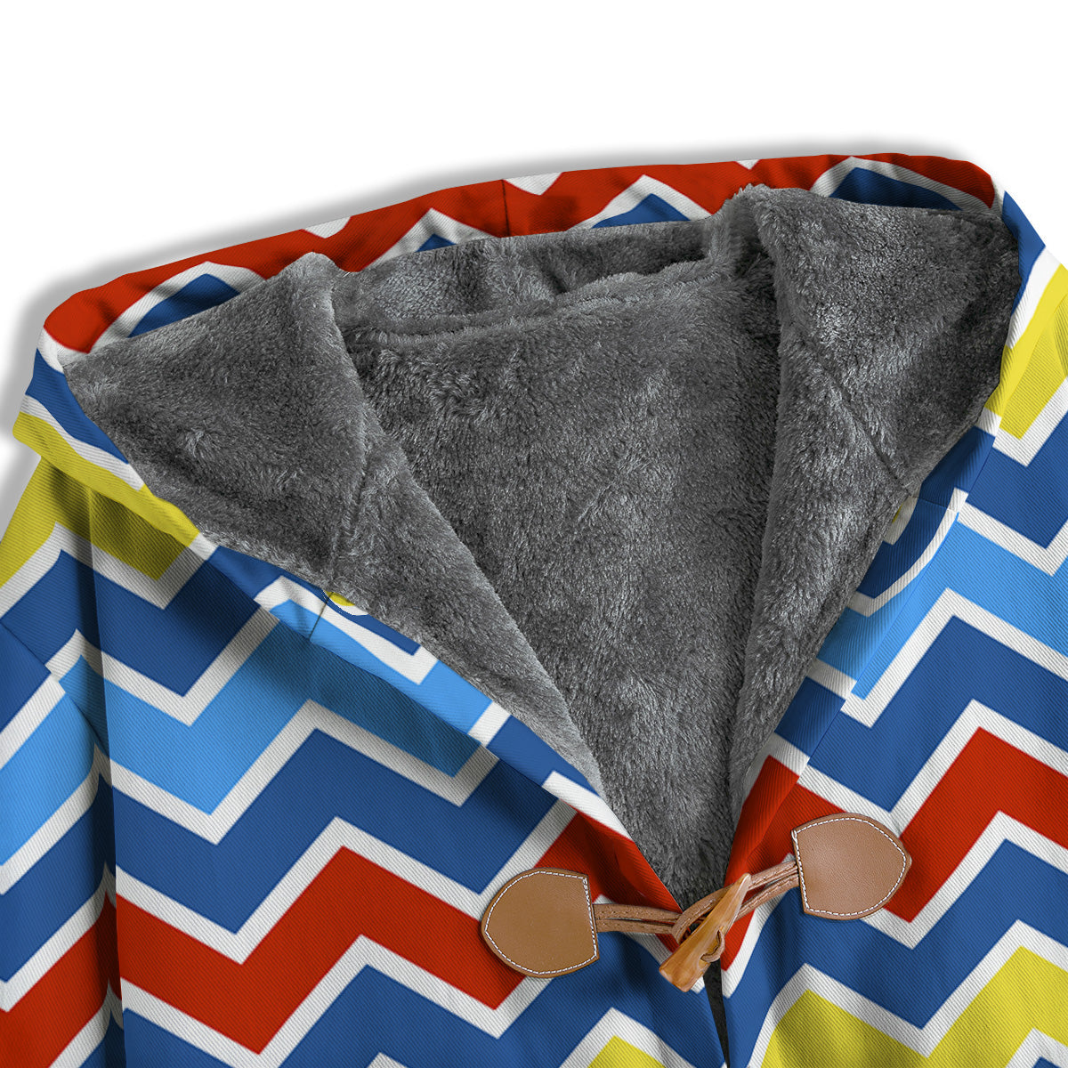 Zigzag Autism Awareness Color Print Pattern Men's Windbreaker Jacket-grizzshop