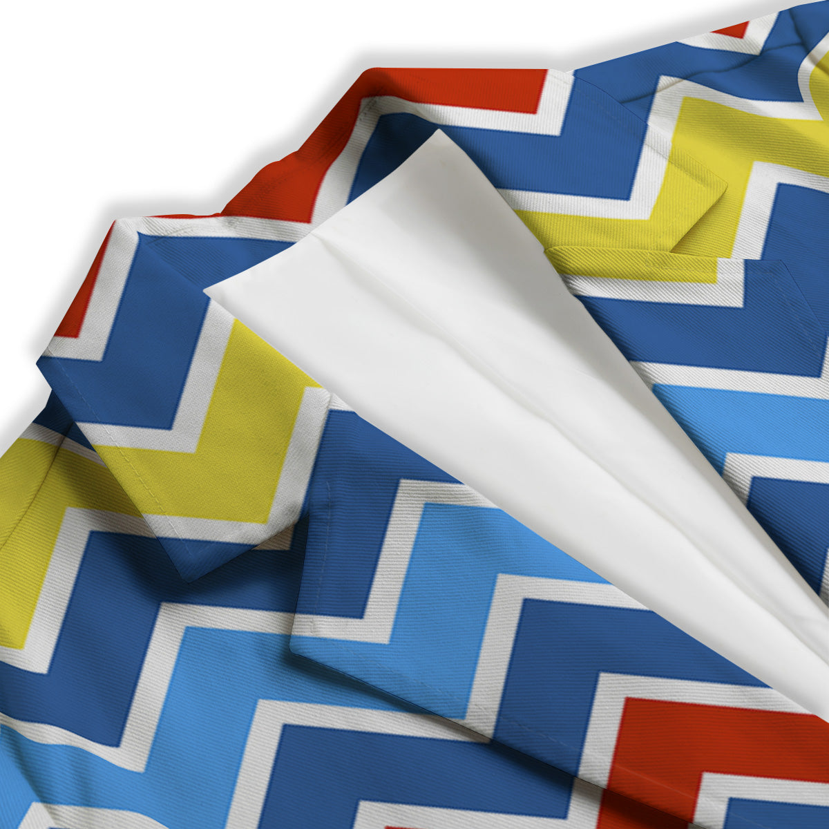 Zigzag Autism Awareness Color Print Pattern Women's Blazer-grizzshop