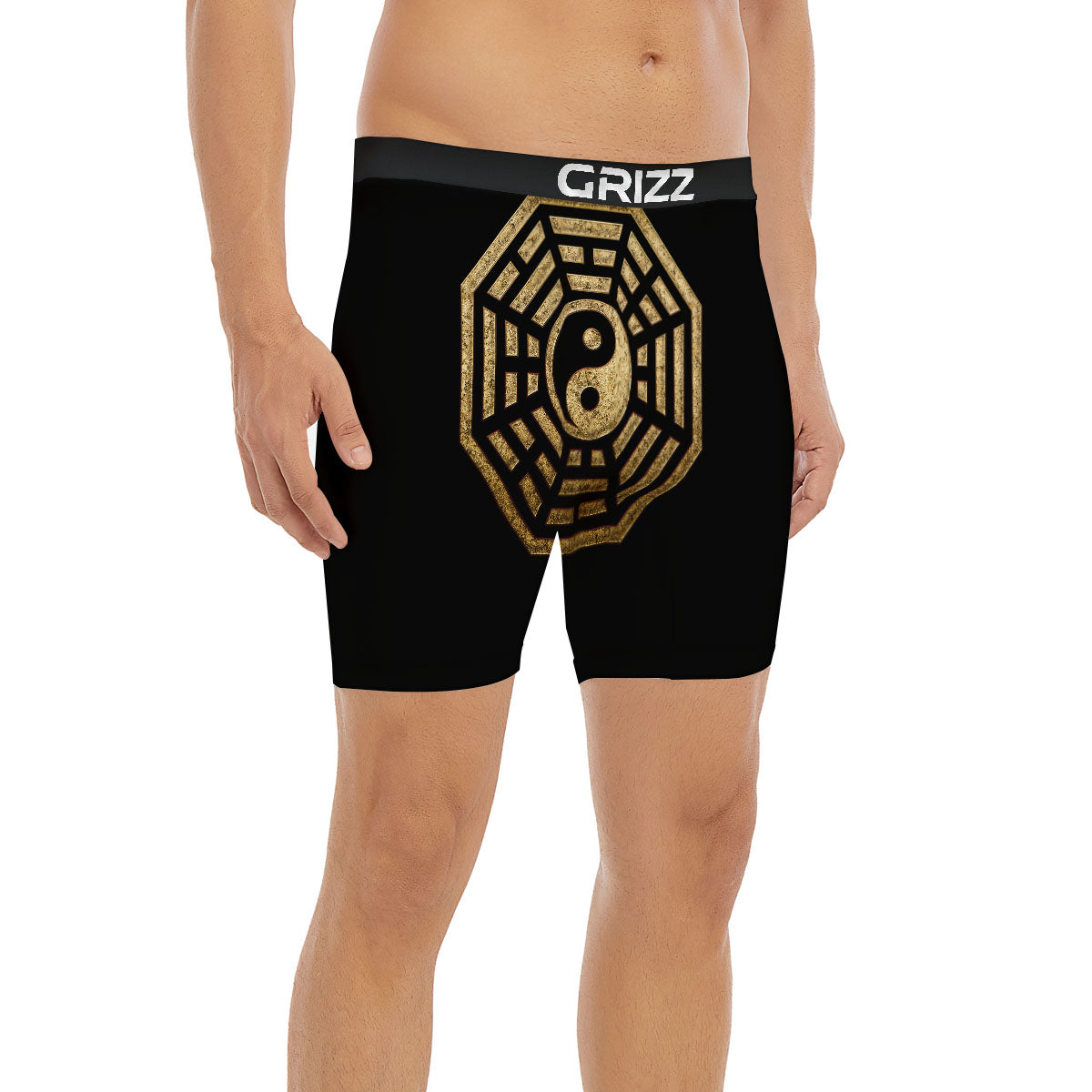 Zigzag Colorful Print Pattern Boxer Briefs-grizzshop