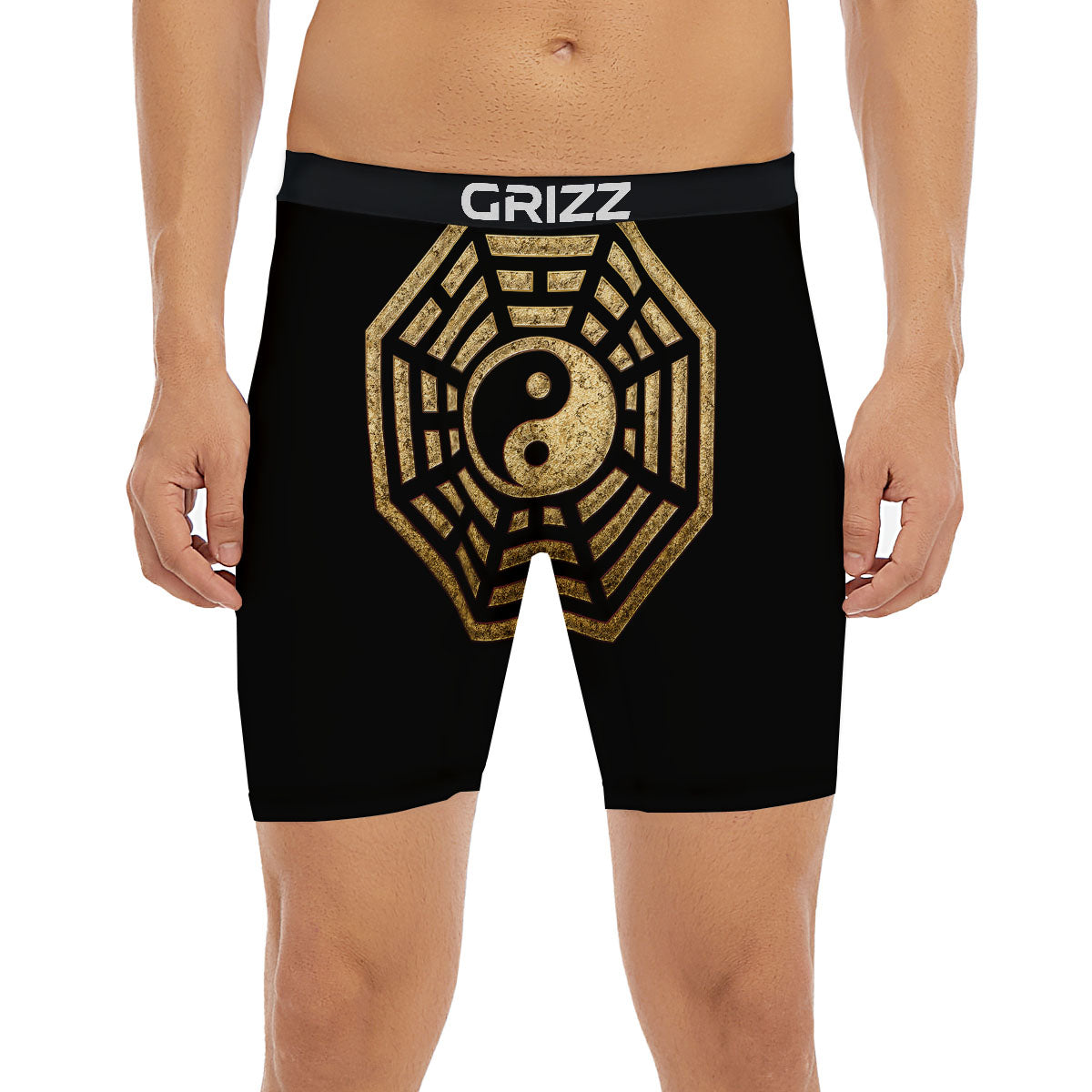 Zigzag Colorful Print Pattern Boxer Briefs-grizzshop