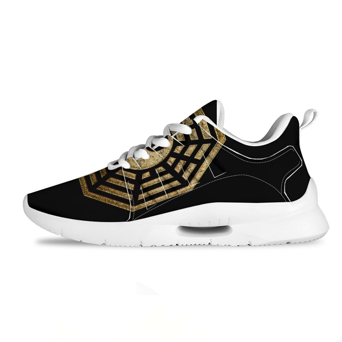 Zigzag Colorful Print Pattern Tennis Shoes-grizzshop