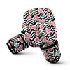 Zigzag Flamingo Flower Boxing Gloves-grizzshop