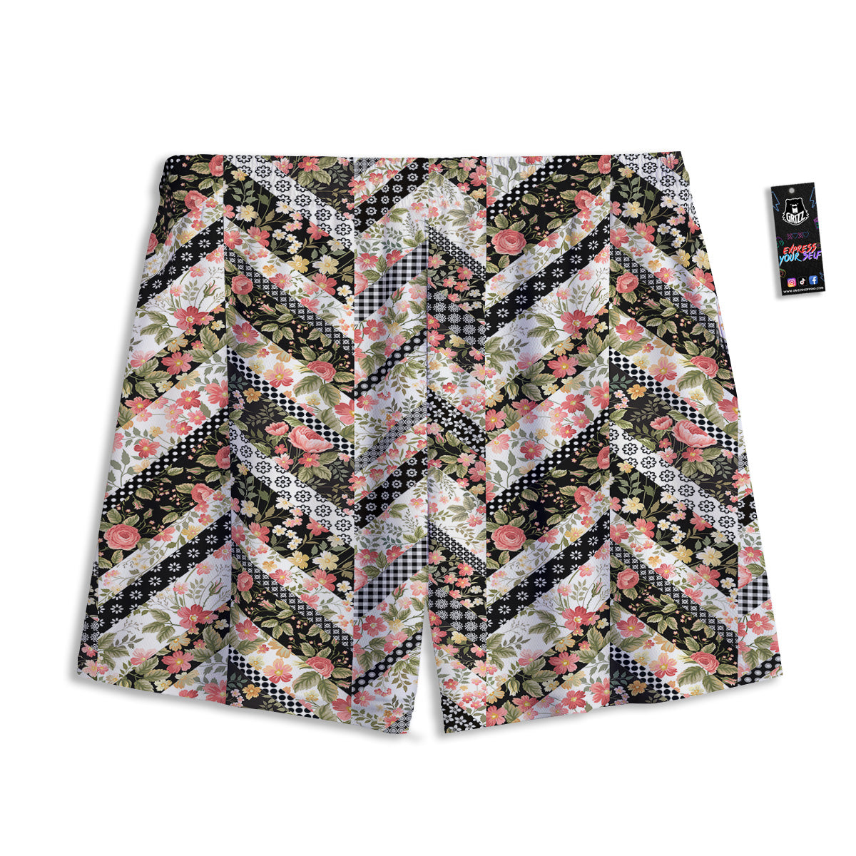 Zodiac Sign Dark Virgo Print Mesh Shorts