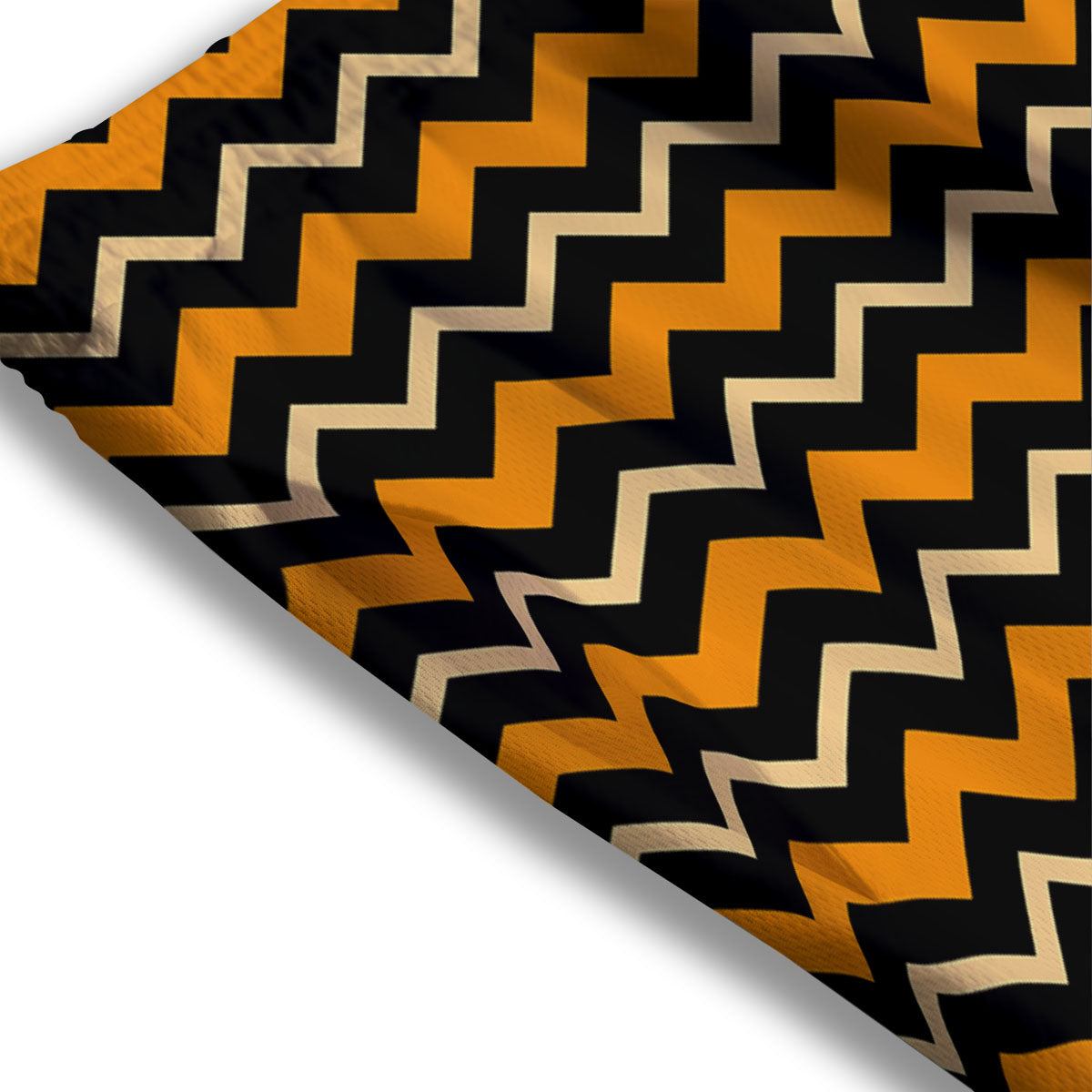 Zigzag Halloween Print Pattern Mesh Shorts