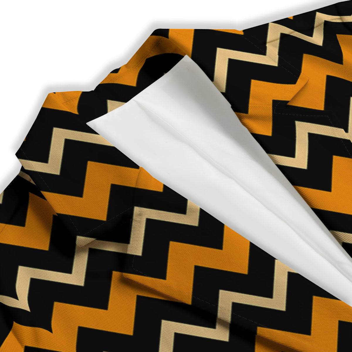 Zigzag Halloween Print Pattern Women's Blazer-grizzshop