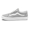 Zigzag White And Grey Print Pattern Skate Shoes-grizzshop