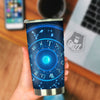 Zodiac Circle Blue Light Print Tumbler-grizzshop