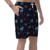 Zodiac Constellation Pattern Print Men's Shorts-grizzshop