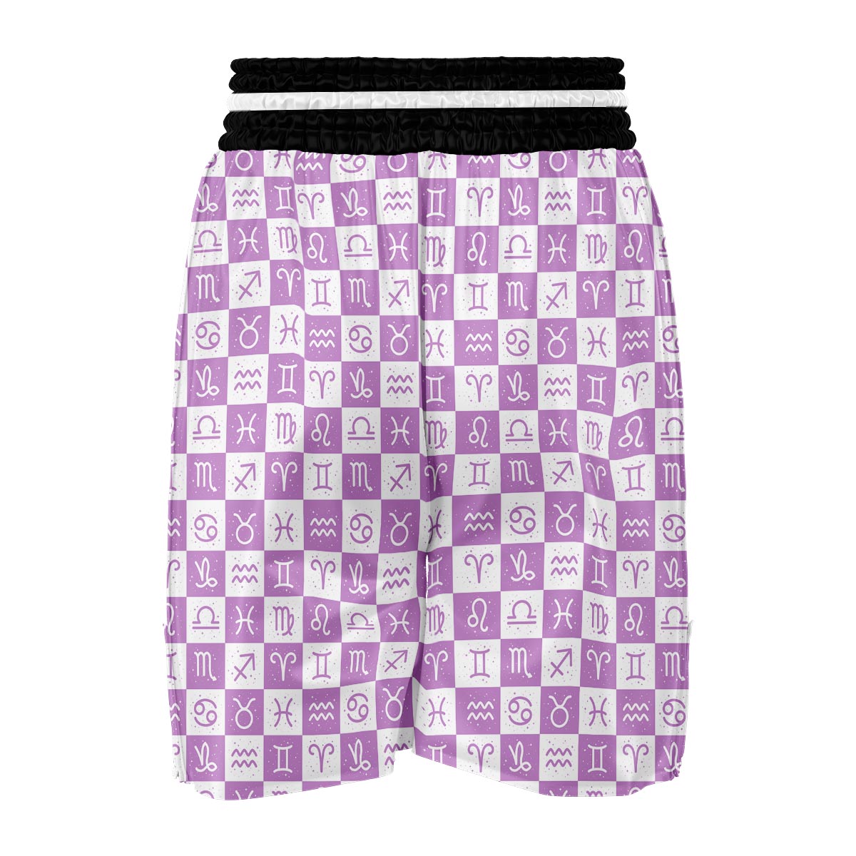 Zodiac Print Pattern Boxing Shorts-grizzshop