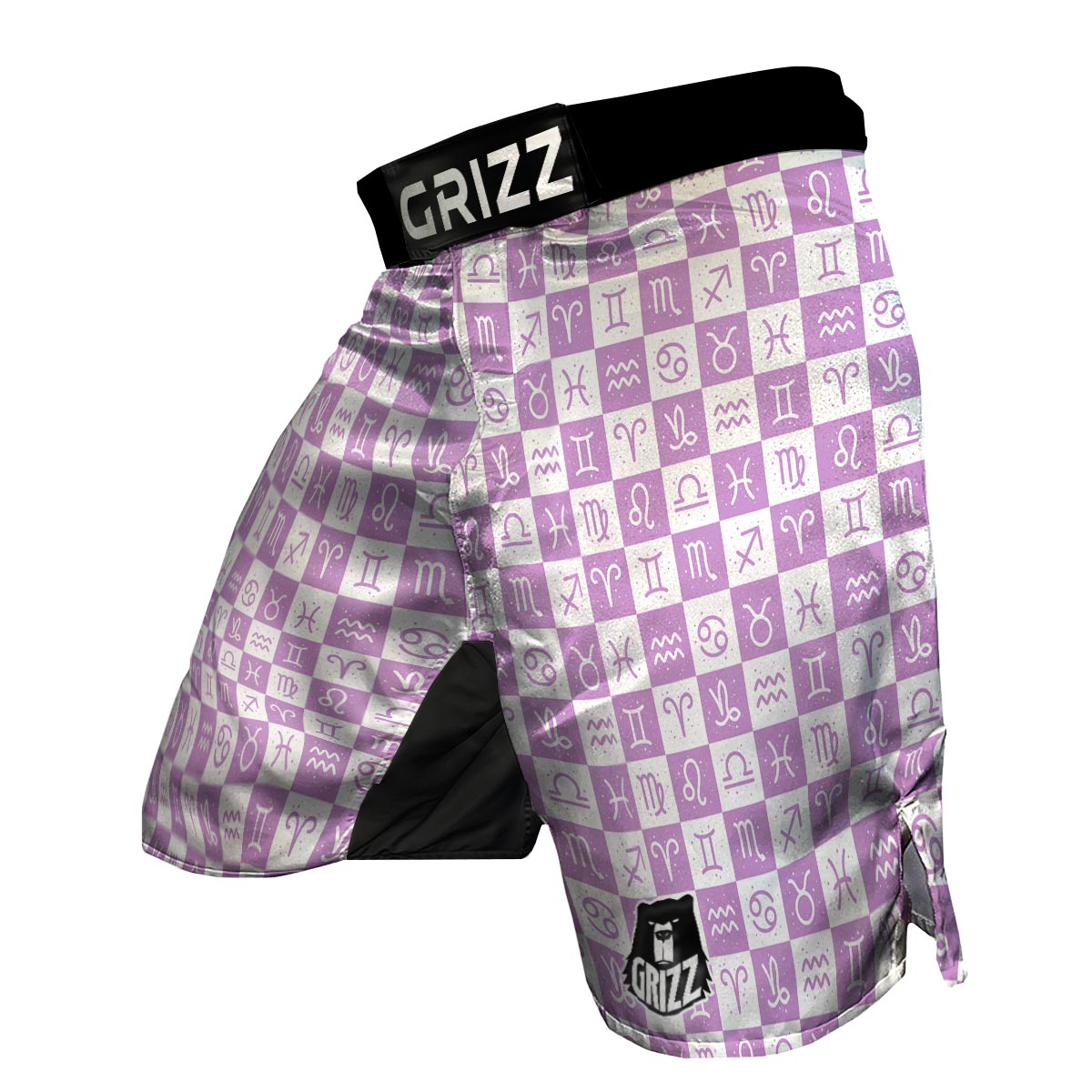 Zodiac Print Pattern MMA Shorts-grizzshop