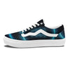 Zodiac Sign Blue Aquarius Print Skate Shoes-grizzshop