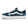 Zodiac Sign Blue Pisces Print Skate Shoes-grizzshop