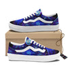 Zodiac Sign Blue Virgo Print Skate Shoes-grizzshop