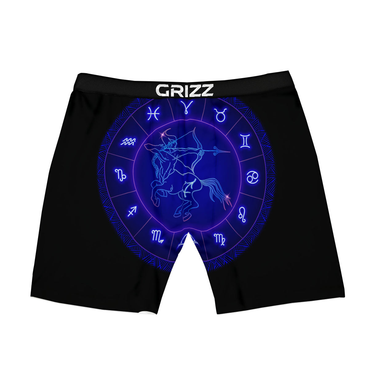 Zodiac Sign Chinese Dragon Print Boxer Briefs-grizzshop