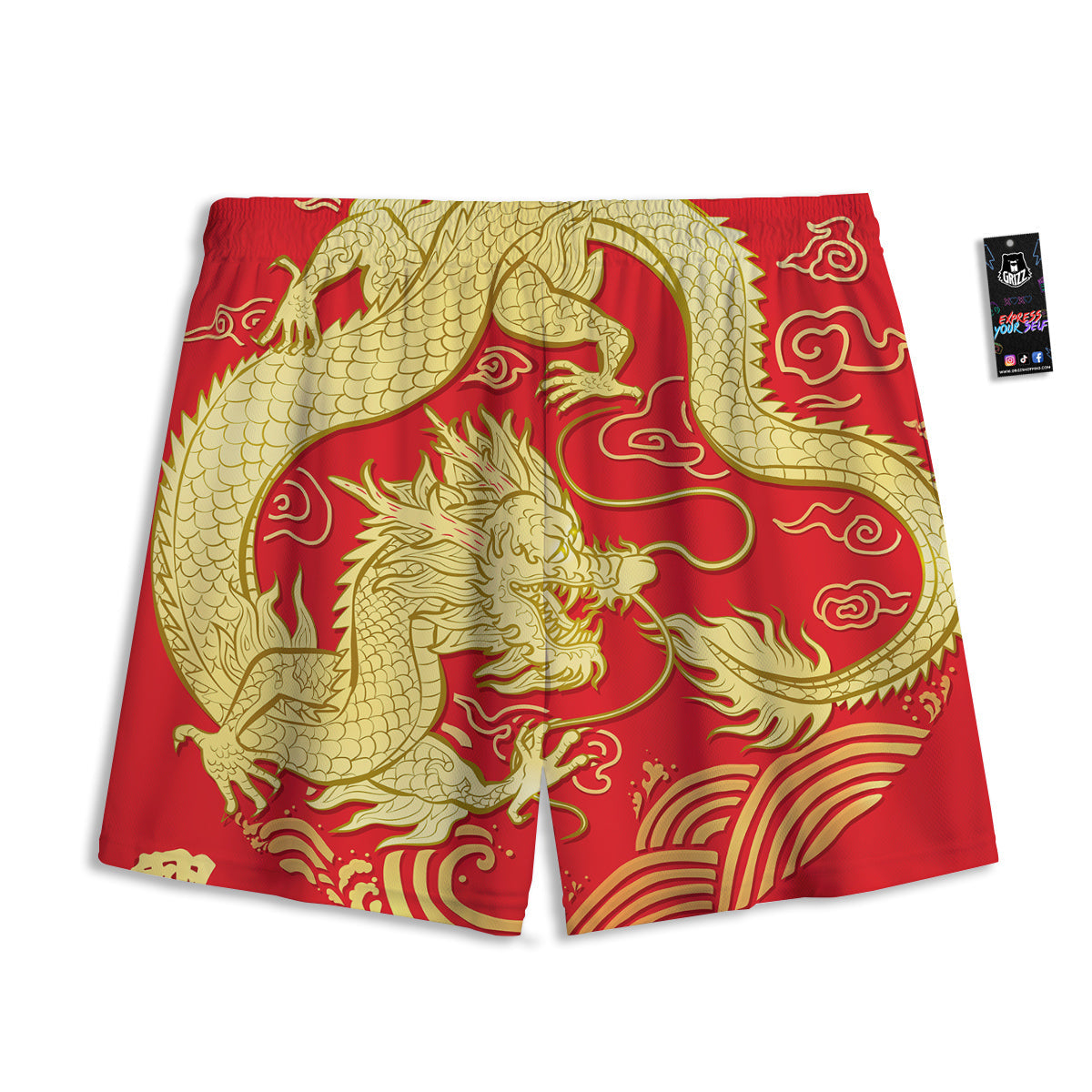 Zodiac Sign Dark Sagittarius Print Mesh Shorts