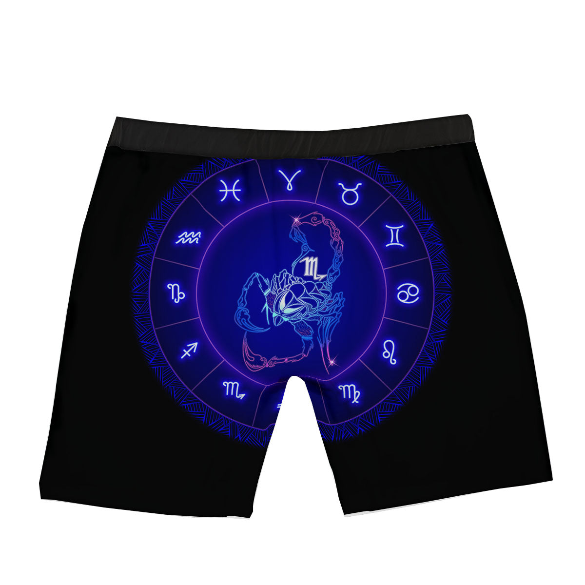 Zodiac Sign Chinese Ox Print Boxer Briefs-grizzshop