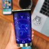 Zodiac Sign Dark Capricorn Print Tumbler-grizzshop