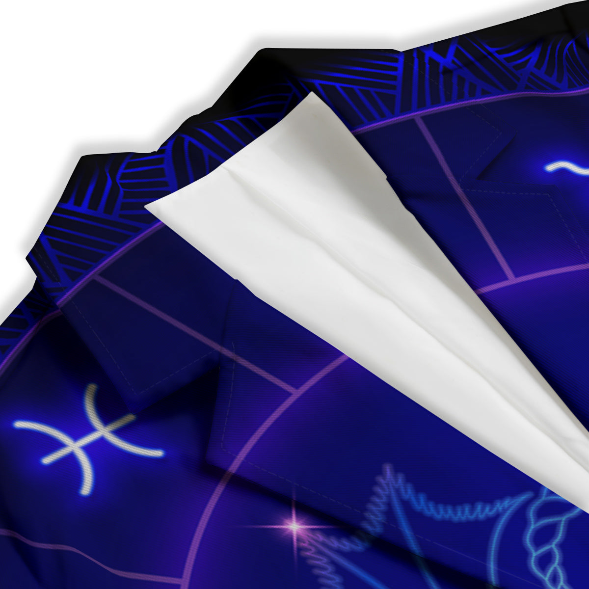 Zodiac Sign Dark Capricorn Print Women's Blazer-grizzshop