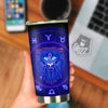 Zodiac Sign Dark Leo Print Tumbler-grizzshop