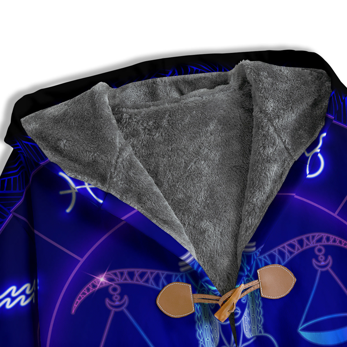 Zodiac Sign Dark Libra Print Men's Windbreaker Jacket-grizzshop