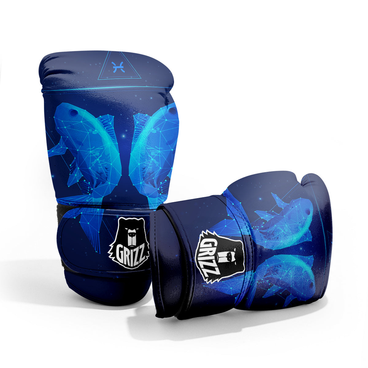 Zodiac Sign Dark Pisces Print Pro Boxing Glove