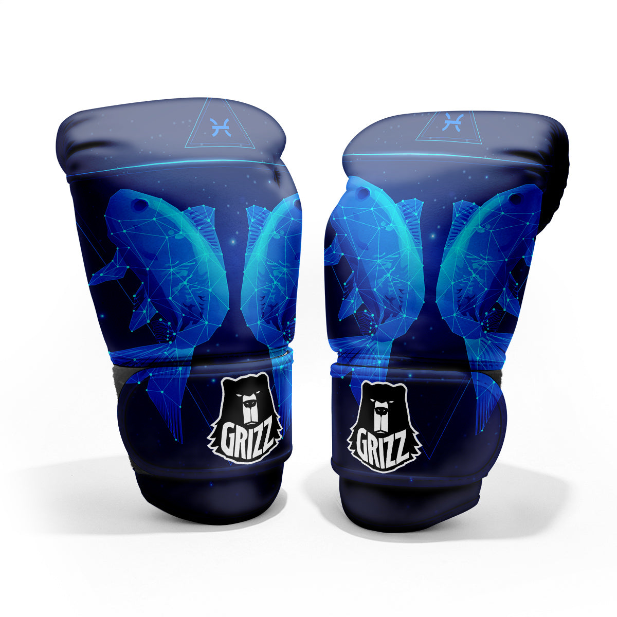Zodiac Sign Dark Pisces Print Pro Boxing Glove