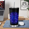 Zodiac Sign Dark Sagittarius Print Tumbler-grizzshop