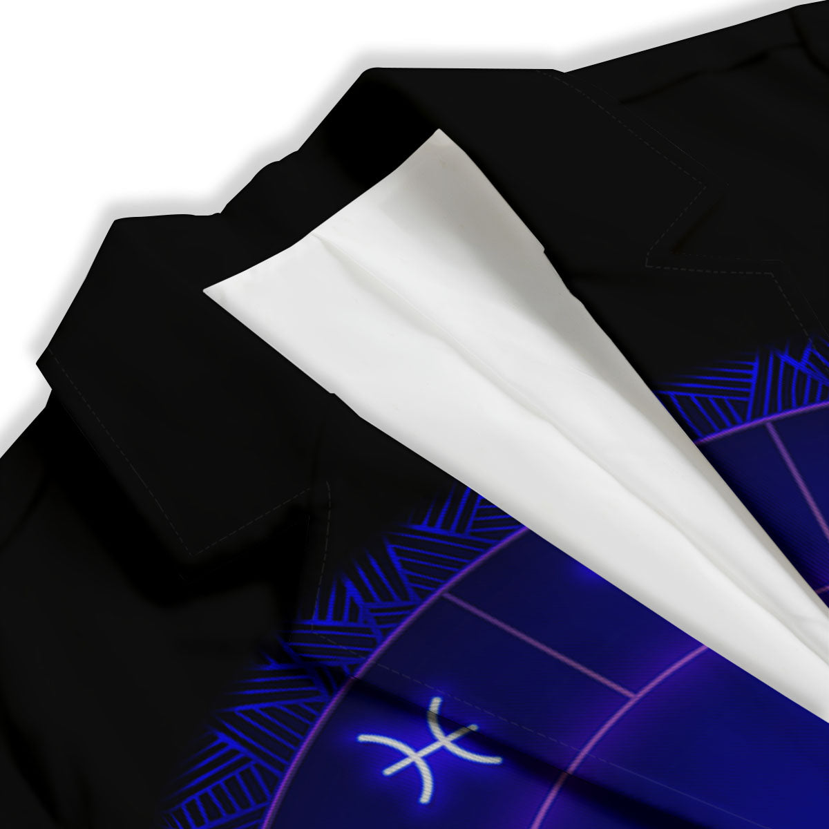 Zodiac Sign Dark Taurus Print Women's Blazer-grizzshop