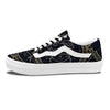 Zodiac Sign Vintage Cancer Print Skate Shoes-grizzshop