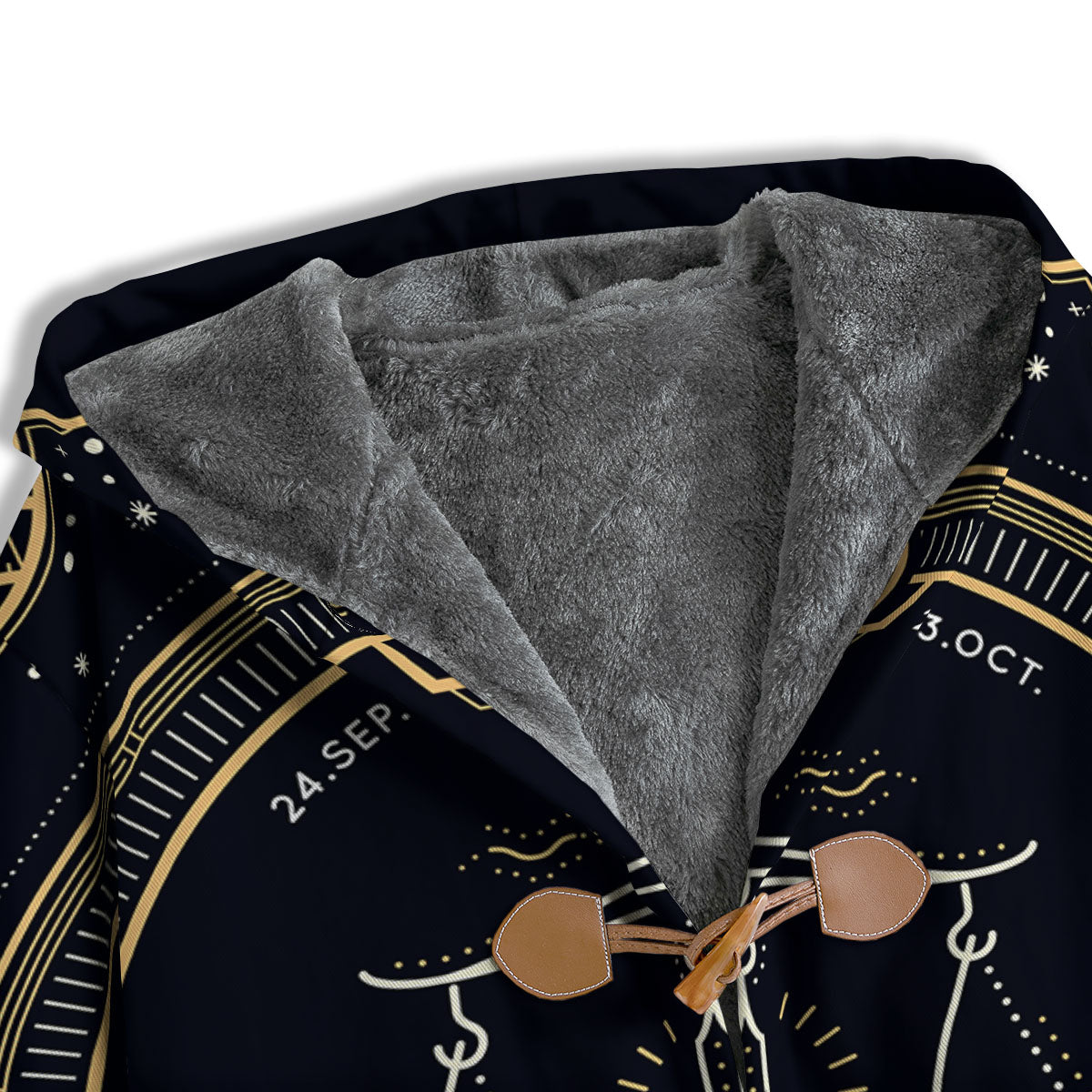 Zodiac Sign Vintage Libra Print Men's Windbreaker Jacket-grizzshop