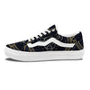 Zodiac Sign Vintage Taurus Print Skate Shoes-grizzshop