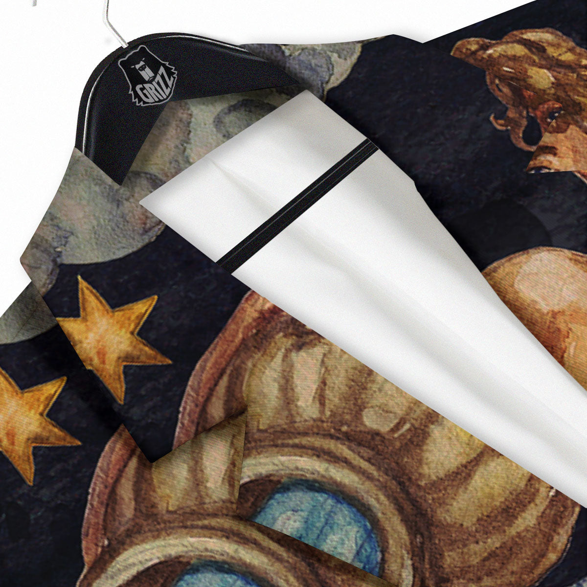 Zodiac Sign Watercolor Aquarius Print Men's Sport Coat-grizzshop
