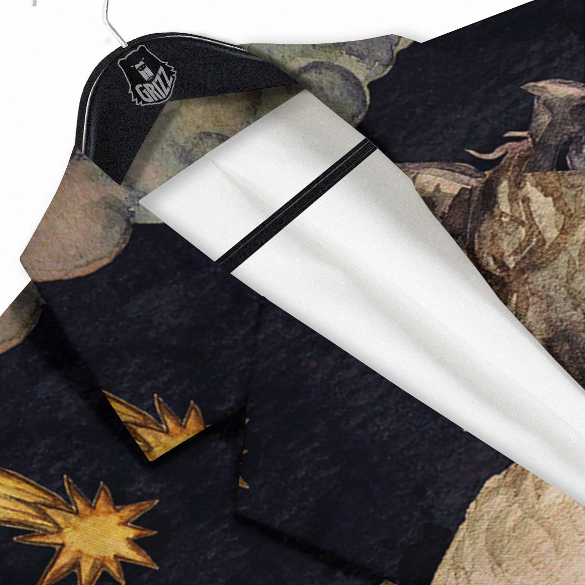 Zodiac Sign Watercolor Aries Print Men's Sport Coat-grizzshop