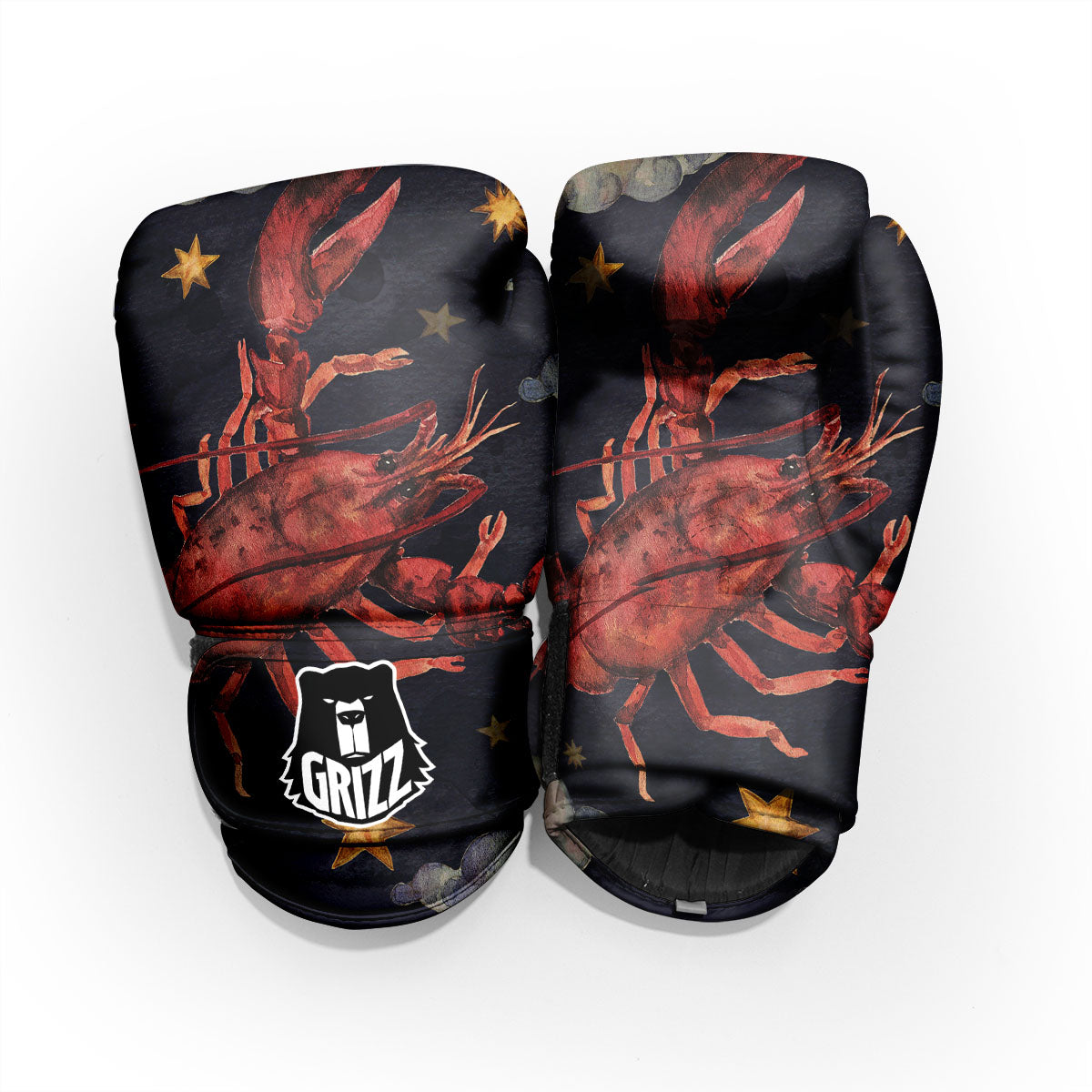 Zodiac Sign Watercolor Cancer Print Pro Boxing Glove