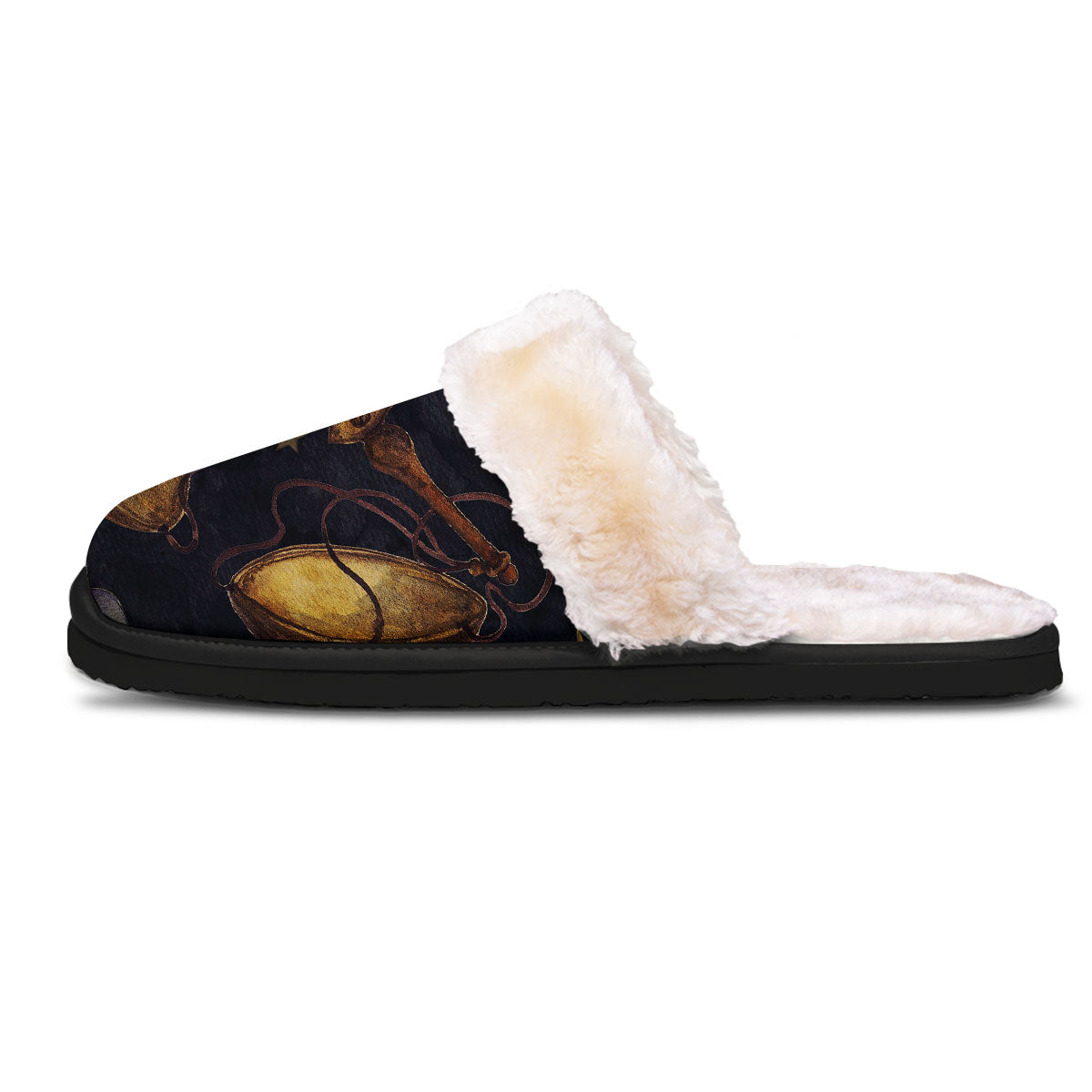 Zodiac Sign Watercolor Libra Print Slippers-grizzshop
