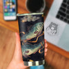 Zodiac Sign Watercolor Pisces Print Tumbler-grizzshop